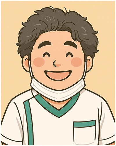 院長 朝廣賢哉のイラスト